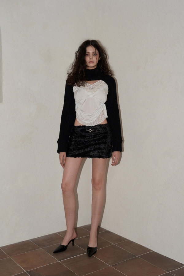 Feather skirt (black)