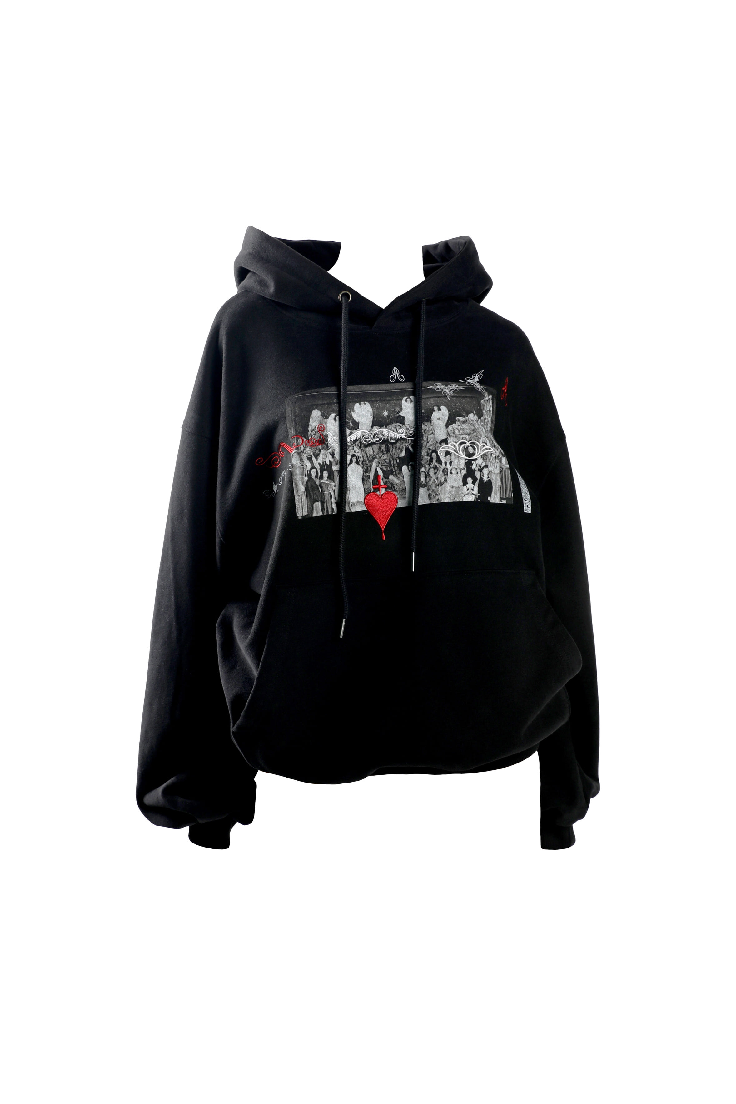 [only 2] Theater club hoodie ver.2 (black)